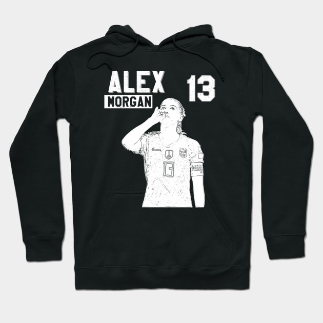 Alex Morgan || USA Hoodie by Aloenalone